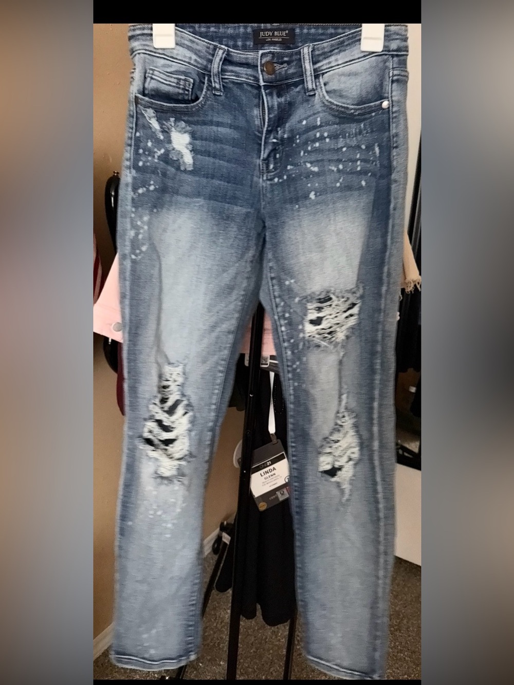 Judy Blue Light Blue Distressed boyfriend